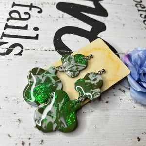 handmade polymer clay earrings